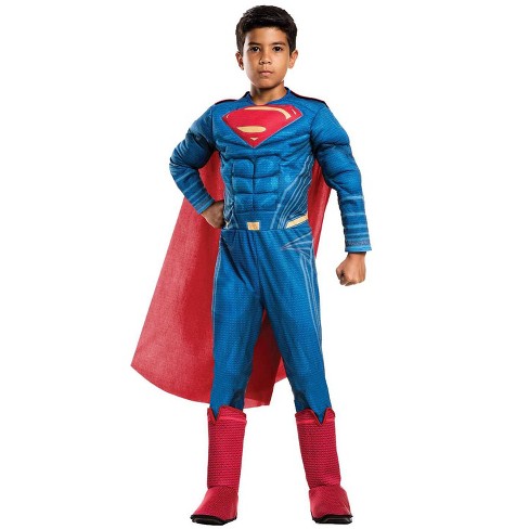 Dc Comics Jl Deluxe Superman Child Costume : Target