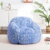 Bean Bag Chair, Faux Fur Bean Bag Chairs for Adults, Kids Bean Bag Couch with Armrest, Soft Foam Filled Fluffy Couch Lazy Sofa Chair - 2 of 4