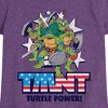 Girls' - Teenage Mutant Ninja Turtles - Turtle Power Americana Fitted Short Sleeve Graphic T-Shirt - 2 of 4
