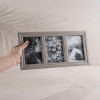 Distressed 4X6 Three Photo Frame Gray Wood, MDF & Glass - Foreside Home & Garden - 2 of 4