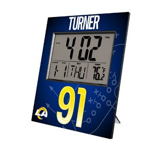 NFL Los Angeles Rams Players Game Tactic Wall Clock - 1 of 3