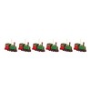 Glittered Glass Train Ornament (Set of 6) - 4 of 4