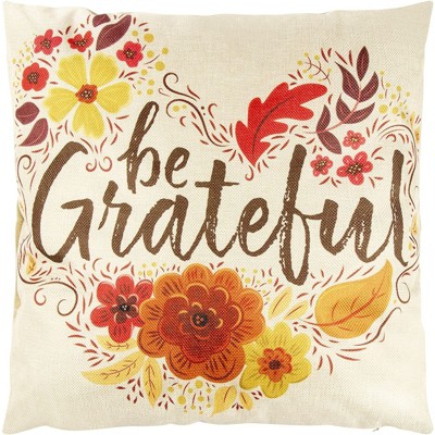 Set of 4 Autumn Quotes Polyester Pillow Covers