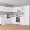 vidaXL Oven Cabinet White 23.6 in.x18.1 in.x32.1 in. Engineered Wood - 2 of 4