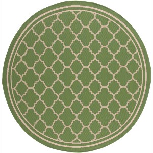 Courtyard CY6918 UV & Stain Resistant Non-Shedding Power Loomed Indoor/Outdoor Rugs - Safavieh - 1 of 4