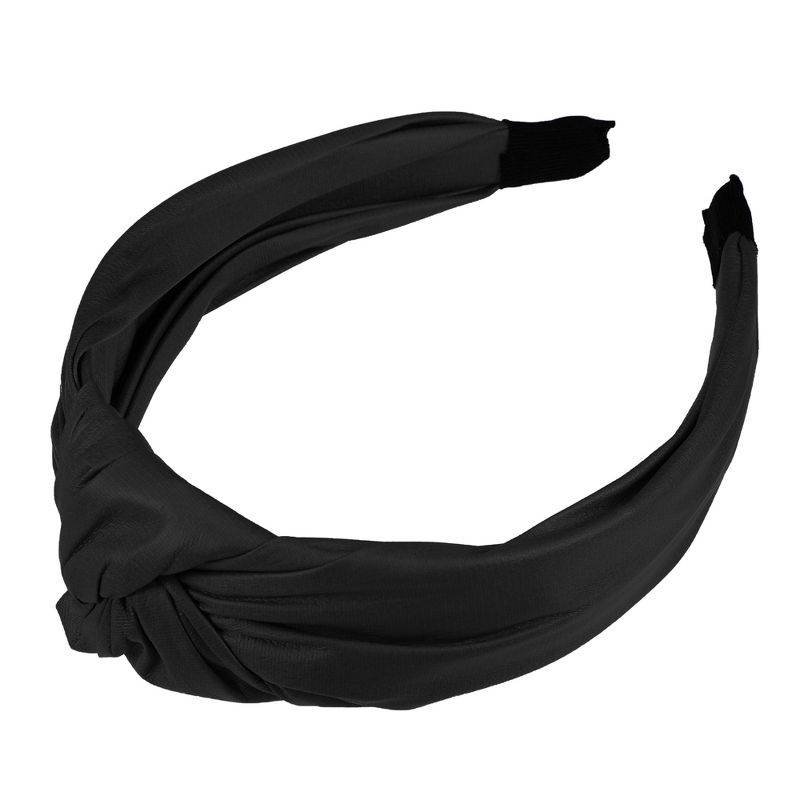 Unique Bargains Women's Faux Leather Knotted Headband 1.57 Inch Wide 1 Pc, 5 of 7