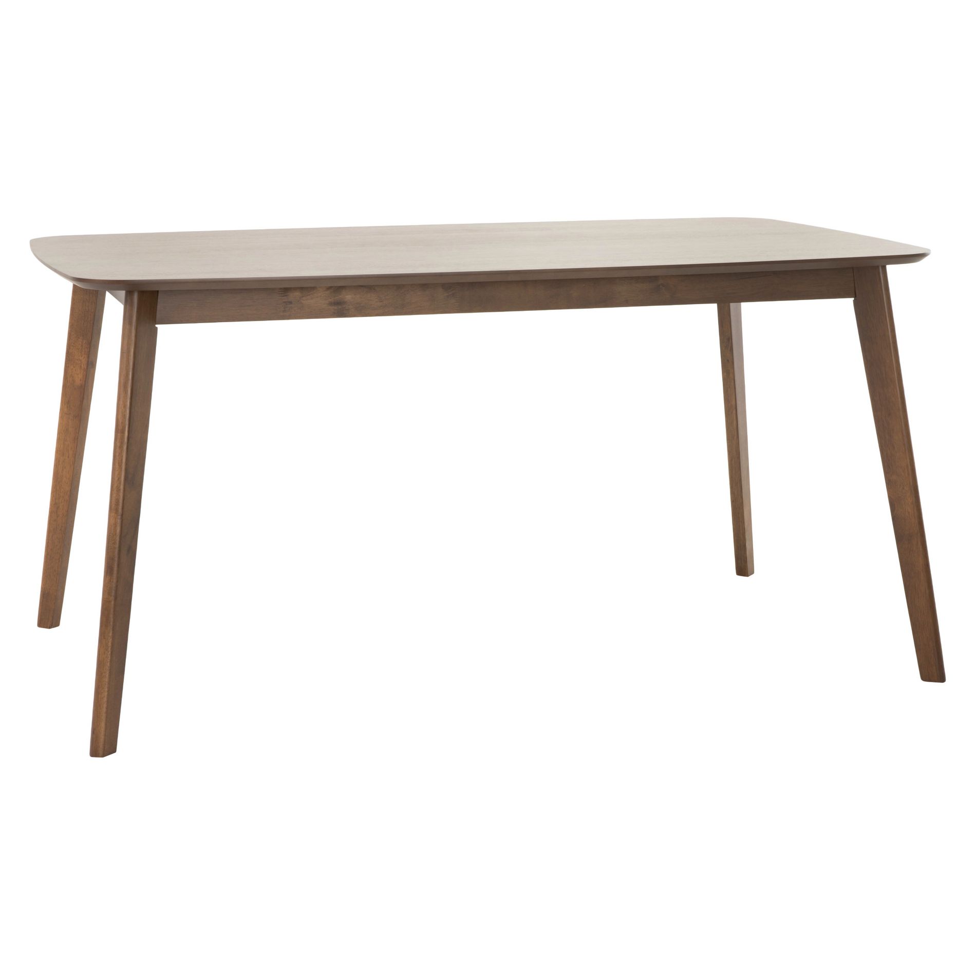 Christopher Knight Home Nyala Rectangular Dining Table - Natural Walnut: Mid-Century Modern, Seats 6