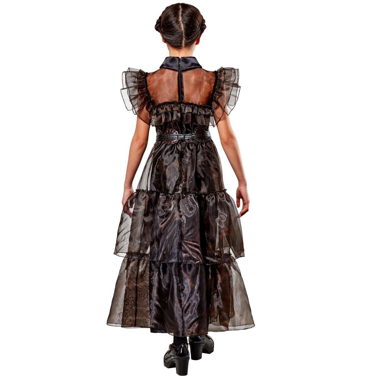 Rubies Wednesday Addams Nevermore Academy Rave'n Dance Girl's Costume - thumbnail 3