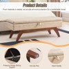 MOONMISS solid wood feet for solid weighing,and bed end stool with storage function - 3 of 4