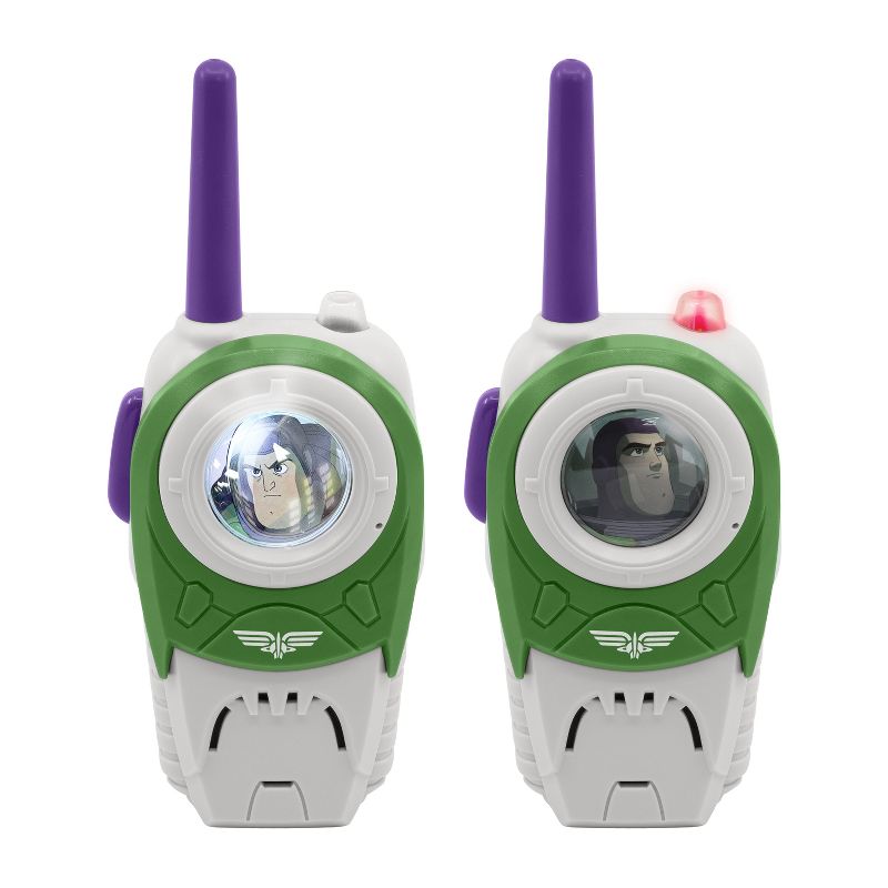 eKids Disney Pixar Lightyear Walkie Talkies for Kids, Indoor and Outdoor Toys for Fans of Buzz Lightyear Toys - Green (LY-212.EXV22M), 1 of 4
