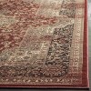 Vintage VTG574 Power Loomed Indoor Area Rug - Rust/Black - 4'x5'7" - Safavieh. - 3 of 4