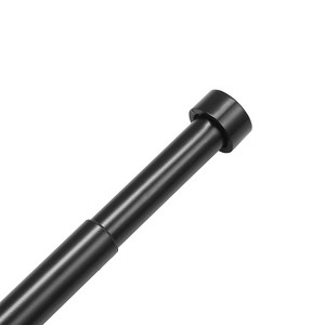 VEVOR 1 Inch Double Curtain Rods 36 to 72 Inches(3-6ft), Drapery Rods for Windows 24 to 68 Inches, Black - 1 of 4