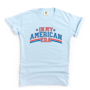 Simply Sage Market Women's In My American Era Short Sleeve Garment Dyed Tee - 1 of 1