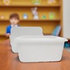 School Smart Large Storage Tote with Non-Snap Lid, 15 Quart, Translucent - 3 of 4