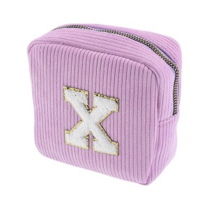 Unique Bargains Letter x Pattern Makeup Bag 1 Pc - 1 of 4