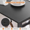 Computer Desk,Standing Desk with Metal Headphone Hook and Frame,Side Storage Bag,Spacious Desktop Space,Anti Scratch and Waterproof Office Desk - 4 of 4