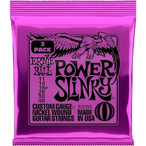 Ernie Ball 3220 Nickel Power Slinky Electric Guitar Strings 3-Pack - 1 of 2