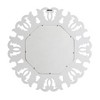 Tull Carved Octagonal Wall Mirror White - Brewster: Modern Style, Wood Frame, No Assembly, 30" Size - 4 of 4