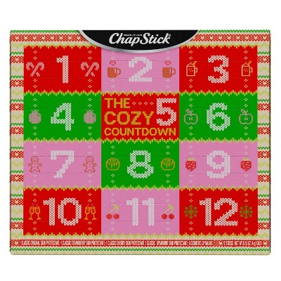 Chapstick Holiday Advent Calendar Lip Balm - 0.15oz/12ct