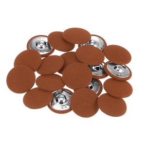Unique Bargains Metal Shank Round Cloth Covered DIY Sewing Buttons 20 Pcs - 1 of 4