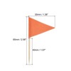 Unique Bargains Small Labeling Marking Cocktail Party Decor Flag Toothpick 100 Pcs - 2 of 4
