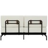 Sapphtopaz Modern Loveseat Sofa 2 Seater Sofa Couch with Flexible USB Comfy Sofa Bed with Cylindrical Armrests Couches for Living Room,Bedroom - 4 of 4