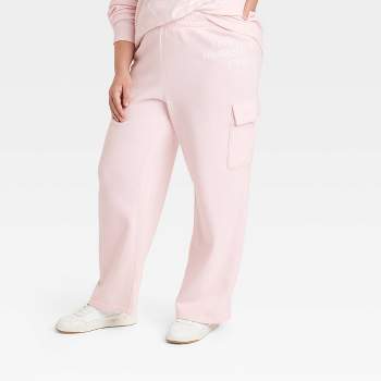 Agnes Orinda Women's Plus Size Sweatpants Elastic Waist Contrast Color  Lounge Jogger Pants Pink 3X : : Clothing, Shoes & Accessories