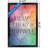 Trends International Brigid Ashwood - Balance is the Key Framed Wall Poster Prints - 3 of 4