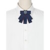 INSPIRE CHIC Women's Rhinestone Ribbon Pre-tied Bowknot Ties Brooch - 4 of 4