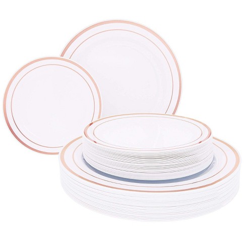 25 Straws & 20 Napkins for Party,Picnic,Wedding Baby Shower 93PCS Disposable Dinnerware Set,Includes 16 Dinner Plates 16 Cups 16 Dessert Plates Strawberry 2#