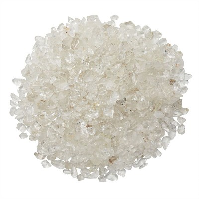 Okuna Outpost Natural White Quartz Crystals, Bulk Raw Crystal Shards, Healing Stones, Home Décor (1 lbs)