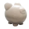 Child To Cherish 7.75 In Gray Ombre Piggy Bank Money Save Baby Decorative Banks - 3 of 4