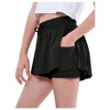 Mocamel 3 Picks Girls Butterfly Shorts Elegant Sport Tennis Cheerleading Skirt Shorts Quick Dry and Medium Elastic Dance Running Sport Costume - 4 of 4