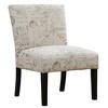 CAVINAS Faux Leather Accent Chair with Brass-Tipped Feet,Upholstered Living Room Chair,Reading Chairs for Living Room - 2 of 4