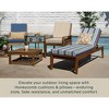 Honeycomb Outdoor Highback Dining Chair Cushion - 3 of 4
