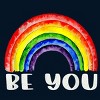 Adult Design By HumansBe You Pride Watercolor Rainbow By Belugastore Tank Top - 2 of 2