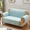Greenland Home Fashions 1904AFPL Key West Seafoam Loveseat Protector, 103x76 Inches - 2 of 4
