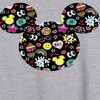 Women's - Disney - Mickey And Minnie Doodles Oversized Graphic T-Shirt - 2 of 4