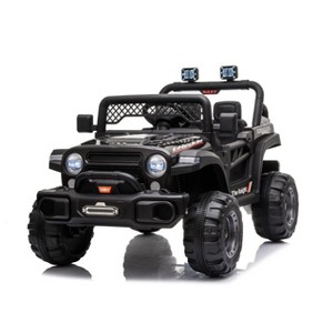 Electric Car for Kids, 12V Kids Ride On Truck Car w/Parent Remote Control, Spring Suspension, LED Lights - 1 of 1