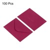 Unique Bargains Blank Paper Mini Vintage DIY Greeting Card Envelope 100 Pcs - 3 of 4