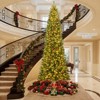 Costway 12 FT Artificial Christmas Tree & Quick Power Connector 2536 Branch Tips 1030 Warm White LED Lights - 2 of 4