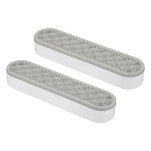 Unique Bargains Silicone Diamond Painted Pen Makeup Brush Organizers 2 Pcs - 1 of 4