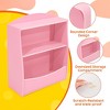 Kids Bookshelf,Book Storage Organizer,2-Tier Kids Bookcase with Open Compartments for Bedroom,Livingroom,Playroom - 3 of 4