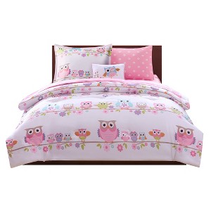 Gracie Mills Cressida Whimsical Owl Comforter Set with Bed Sheets for Kids - 1 of 4