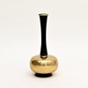Gulches Decorative Vase - Modern Gold & Black Minimalist Table Accent (8x8x16") - 3 of 4