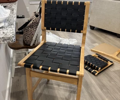 user image by Madi, Ceylon Woven Counter Height Barstool - Threshold™