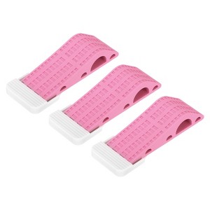 Unique Bargains TPR Anti-Slip Stackable Soft Door Stop for Bottom of Door 3 Pcs - 1 of 4