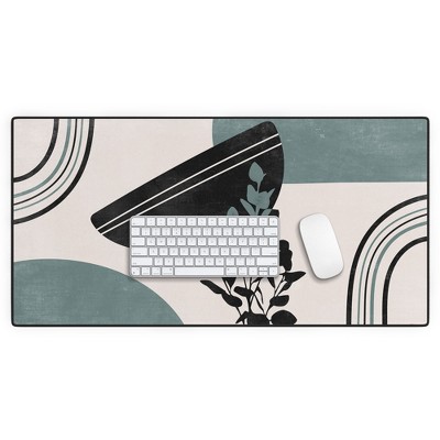Heather Dutton Eucalyptus Boho Botanical Desk Mat - Deny Designs