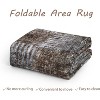 Washable Modern Abstract Plaid Rug, Low Pile Soft Non-Slip Floor Carpet for Living Room Bedroom Dining Office Nursery - 4 of 4