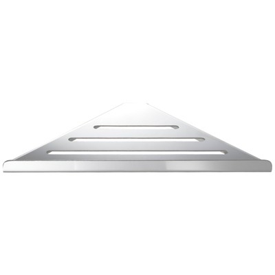 BWE Wall Mount 7.7 in. W x 12 in. D Triangular Bathroom Corner Shelf Shower Shelf Decorative Wall